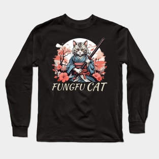 Meowster of Martial Arts Long Sleeve T-Shirt